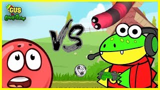 Redball 4 Vs Slitherio Lets Play with Gus the Gummy Gator [upl. by Enelra157]