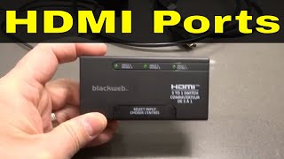 Not Enough HDMI Ports On Your TVYou Need One Of TheseHDMI Switcher [upl. by Ellerret998]