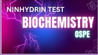 Seven Color Tests  NINHYDRIN TEST First Year Biochemistry [upl. by Riocard406]