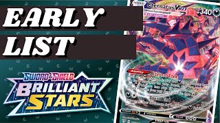 Eternatus VMAX Brilliant Stars Deck Profile [upl. by Jordanna]