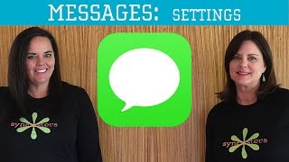 iPhone  iPad Messages  Settings [upl. by Bael543]