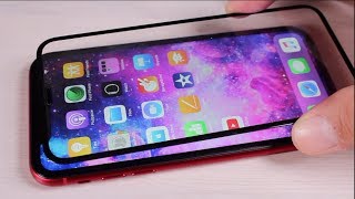 OFFICIAL iPhone XR Tempered Glass Screen Protector Case Friendly Installation Guide and Review [upl. by Yahsal]