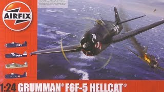 Airfix 124 Grumman F6F5 Hellcat [upl. by Ellemaj]