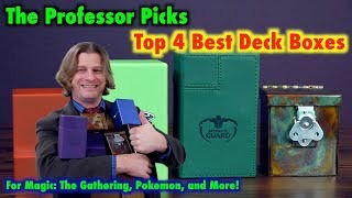 Top 4 Best Deck Boxes For Magic The Gathering Pokemon and Standard Sized Trading Card Games [upl. by Florentia]