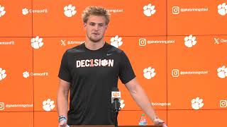 Jake Briningstool working on leaving a legacy at Clemson [upl. by Qahsi]