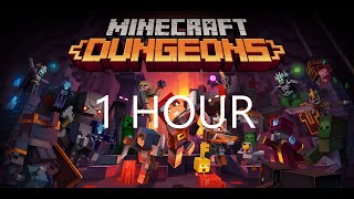 Minecraft dungeons final boss music 1 Hour [upl. by Haraf]