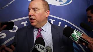 Tom Thibodeau After Wolves Cool Down Heat [upl. by Galan]