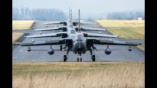 RAF Tornado Farewell  RAF Marham [upl. by Cirred393]