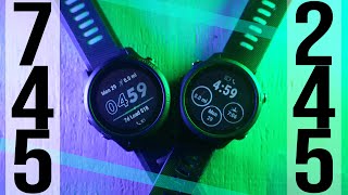 Garmin Forerunner 245 vs 745  Which One Is Right for You [upl. by Hasseman904]