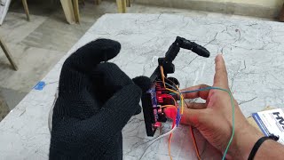 Design and Fabrication of Prosthetic Finger Robot [upl. by Eelarual55]