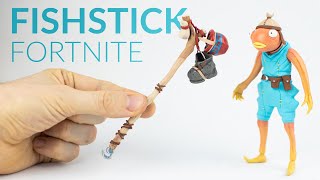 FISHSTICK amp Bootstraps with polymer clay Fortnite Battle Royale [upl. by Florentia652]