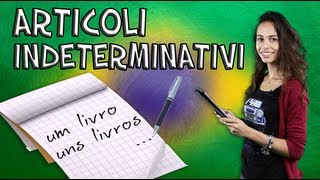 Corso di portoghese brasiliano con Carolina lezione 5 Unità 1  Articoli Indeterminativi [upl. by Annaeg]