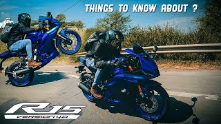 Yamaha R15 V4 Ride Review  Worth it or Overpriced   4K [upl. by Kcirtap]