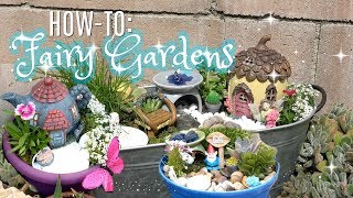 HOW TO MAKE A FAIRY GARDEN  FAIRY GARDEN TUTORIAL [upl. by Rusell]