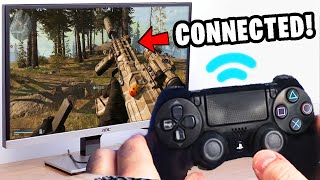 How to Connect PS4 Controller to PC  Laptop Easy Method [upl. by Nylcsoj]