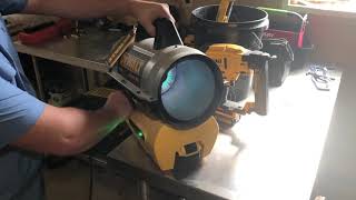 DeWalt battery operated propane heater [upl. by Osmen170]