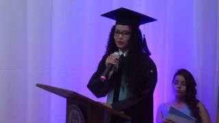 Discurso emotivo de graduación Lucy Pérez [upl. by Adnaluoy302]