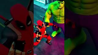 DEADPOOL TALKING TOO MUCH 🤣 AI deadpool hulk marvel [upl. by Norling]