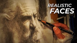 How to Draw a Realistic Face  Improve Your Portrait Sketches [upl. by Alexandre124]