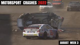 Motorsport Crashes 2022 August Week 3 [upl. by Carn350]