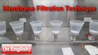 Membrane Filtration Method in Microbiology for Water Testing in English [upl. by Dnaltiak751]