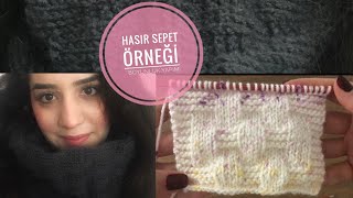 HASIR SEPET ÖRNEĞİ  BOYUNLUK YAPIMI DIY [upl. by Lamag]