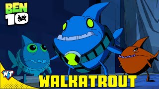 Walkatrout origin  ben 10 Walkatrout planet amp power  Walkatrout explained by herotime [upl. by Zuckerman193]