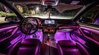 BMW 5er F10F11 Best Ambient Interior Light Setup [upl. by Annoek]