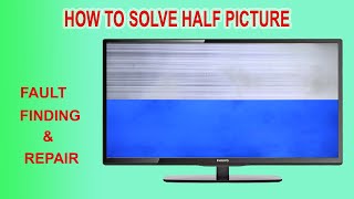 How to Repair Half Screen Problem  Solve Half Display Problem [upl. by Iblehs]