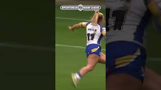 TryTuesday  Shona Hoyle finishes off sparking Leeds Rhinos move [upl. by Daahsar]