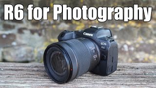 Canon EOS R6 PHOTOGRAPHY review res noise DR AF MF fps GPS [upl. by Ingunna514]