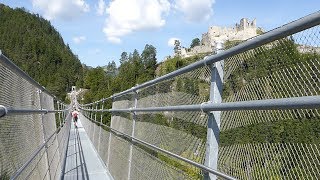 Highline 179  die längste Hängebrücke in Österreich und Burgenwelt Ehrenberg Reutte  Tirol [upl. by Mettah]