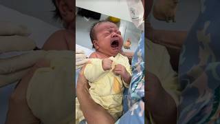 Baby Vaccine action at hospital 🏥 and funny 😂 baby love cute family babygirl happy funny [upl. by Willumsen]