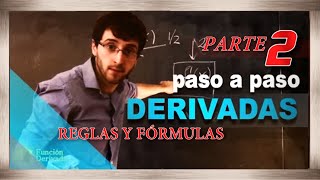 DERIVADAS Las Famosas Reglas EXPLICADAS [upl. by Annauqahs]