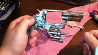 Polish and trigger job on a taurus 605 357 magnum revolver [upl. by Abehsat]