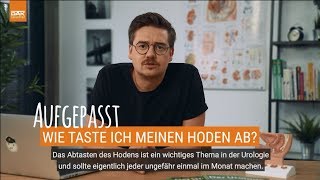 Wie taste ich meinen Hoden ab  Fit im Schritt mit Volker Wittkamp  DAKGesundheit [upl. by Hinman]