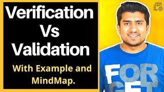 Verification and Validation in Software Testing  Which one is Used whenWith Example Mindmap [upl. by Alyose]