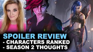 Arcane SPOILER Review  Characters RANKED Arcane Season 2  Netflix 2021 [upl. by Marji183]