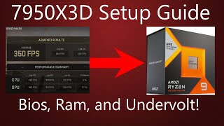 7950X3D Setup Guide Bios Settings Ram Timings and Undervolting [upl. by Anelagna]