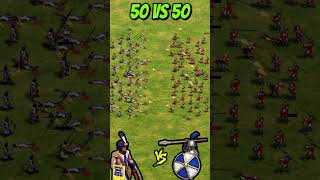 50 Slingers vs 50 Imperial Skirmishers AoE2 Shorts ageofempires gaming [upl. by Chance308]