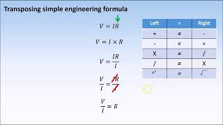 Transposing of Formula [upl. by Porta]