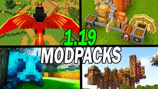 Top 10 Minecraft Modpacks 119  2023 [upl. by Maeve]