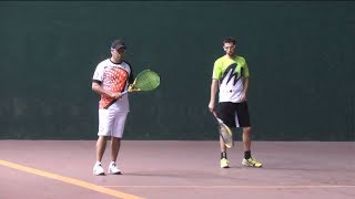 Mx Frontour  Frontenis  Semifinal singles Turi vs Charro Campo Marte 2014 [upl. by Rhianna]