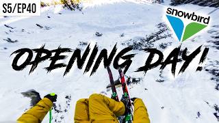 THE BEST SKIING YET  SNOWBIRD OPENING DAY [upl. by Anneuq764]