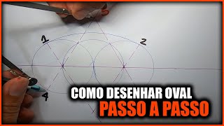 Como Desenhar Oval  PASSO A PASSO [upl. by Liarret363]