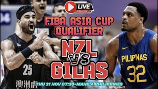 🔴GILAS PILIPINAS VS NEW ZEALAND  LIVE SCORE amp PLAY BY PLAY  COMMENTARY [upl. by Lorac]