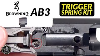 Browning AB3 Trigger Spring Kit Adjustment MCARBO [upl. by Matthaeus]