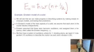 Introduction to Solid State Physics Lecture 3 Einstein and Debye Models of a Solid [upl. by Ahsineg335]