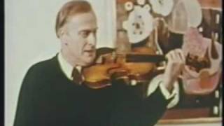 Yehudi Menuhin Violin Tutorial  1 The Preparation [upl. by Darahs87]