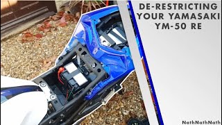 How To DerestrictThe Yamasaki YM50RE 2018 [upl. by Kletter90]